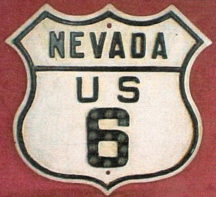 1930s highway marker.
