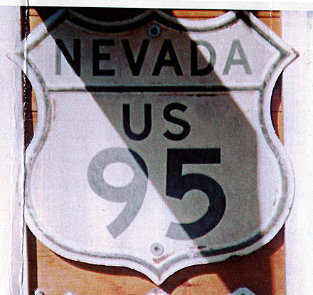 1950s highway marker.