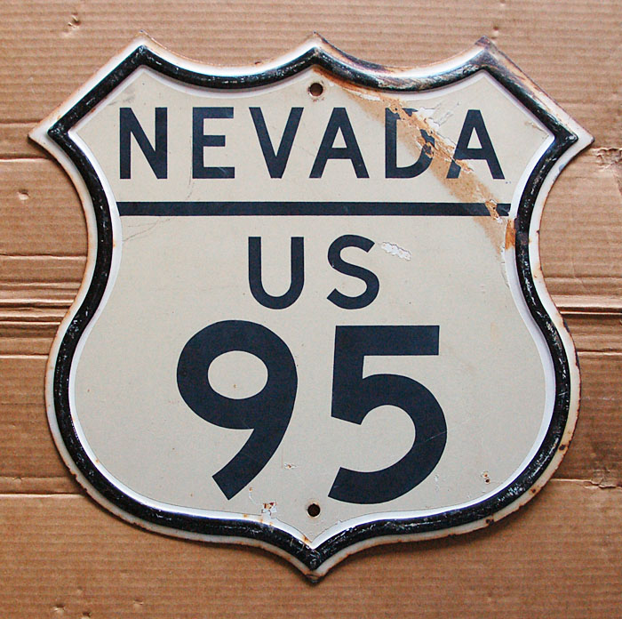 1950s highway marker.