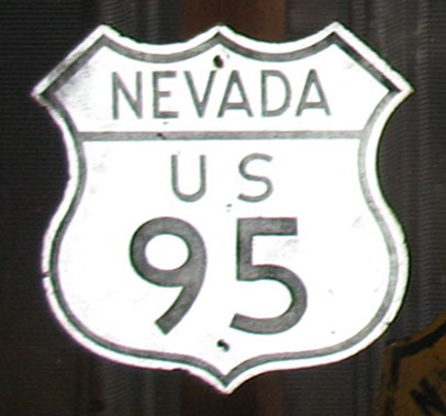 1950s highway marker.