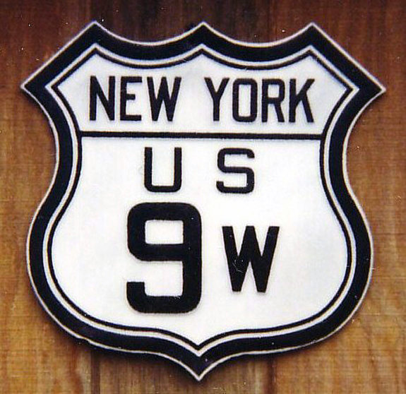 1920s highway marker.