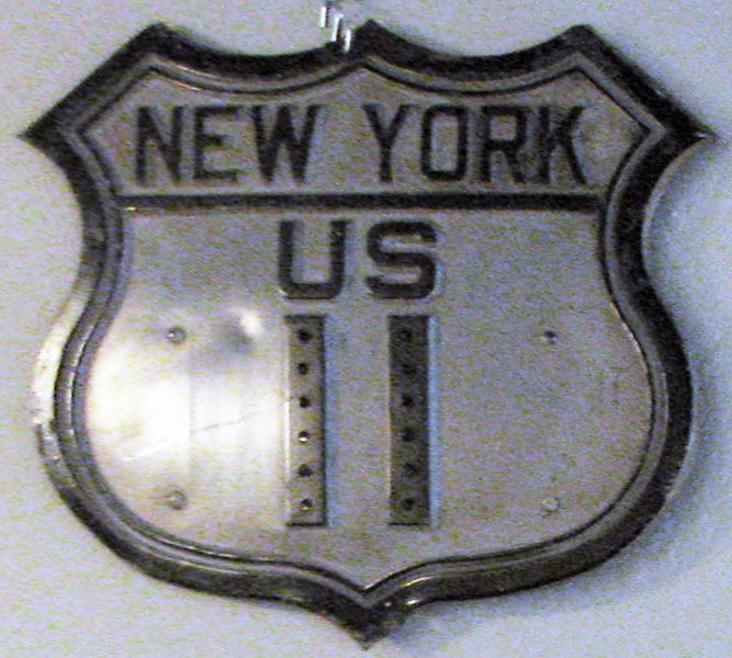 1930s highway marker.