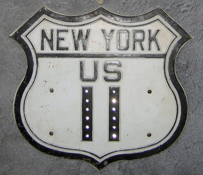 1930s highway marker.