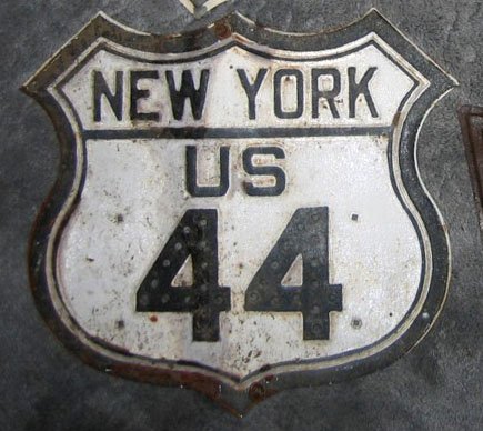 1930s highway marker.