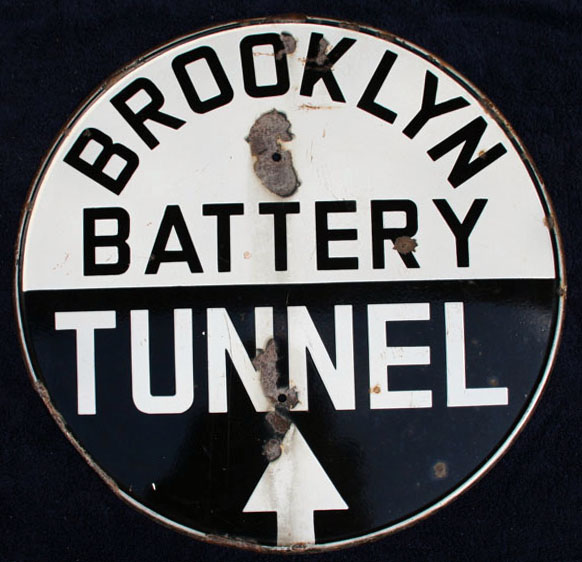 1930s highway marker.