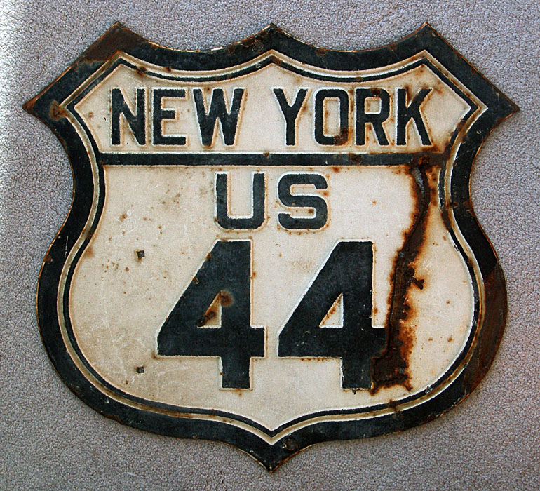 1930s highway marker.