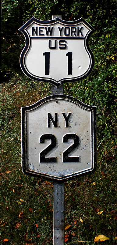 1940s highway marker.