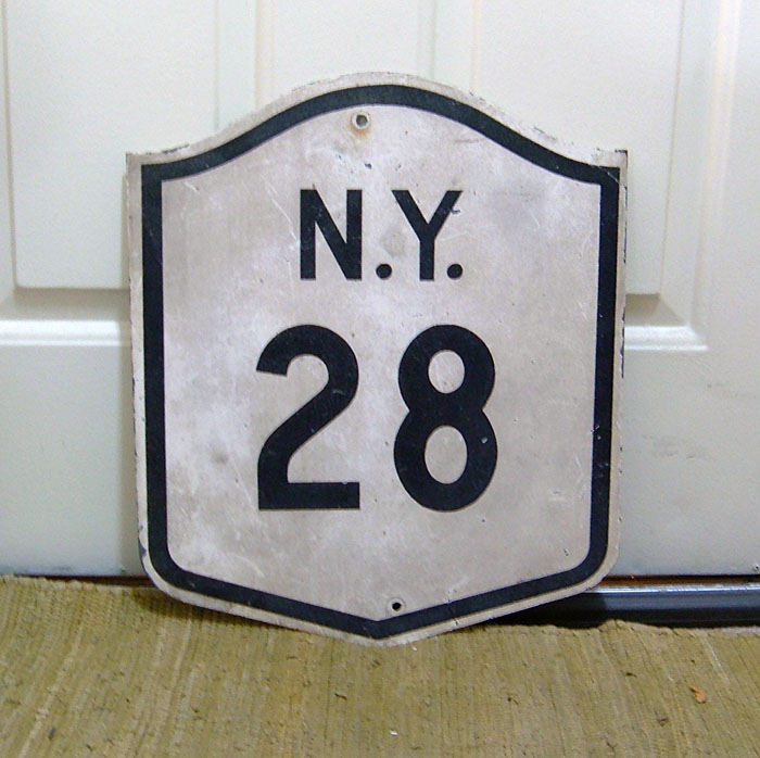 1950s highway marker.