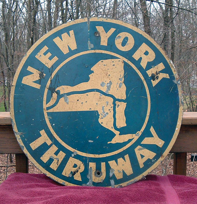 1950s highway marker.