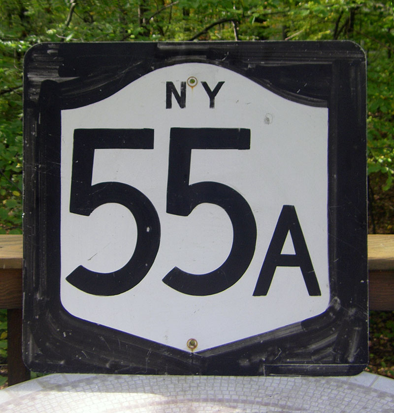 1960s highway marker.
