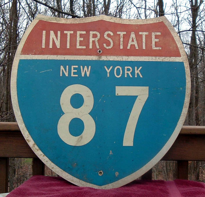 1960s highway marker.