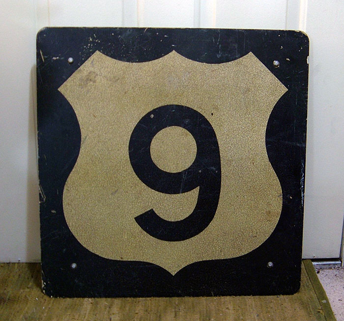 1970s highway marker.