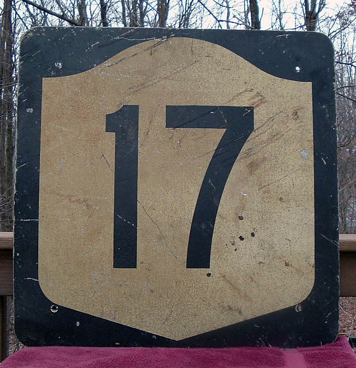 1970s highway marker.