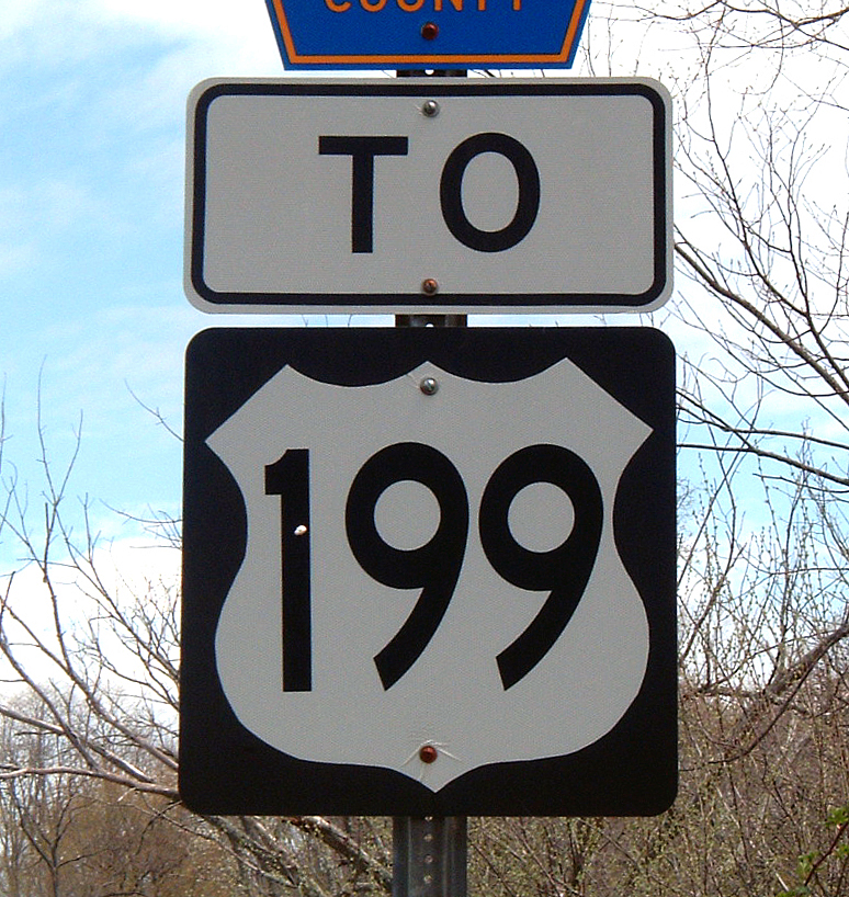 Error shield for state route 199.