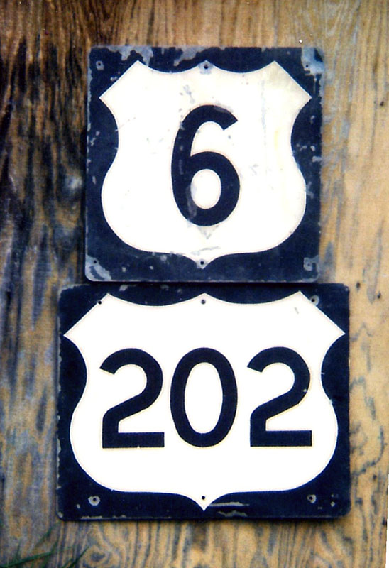1970s highway marker.