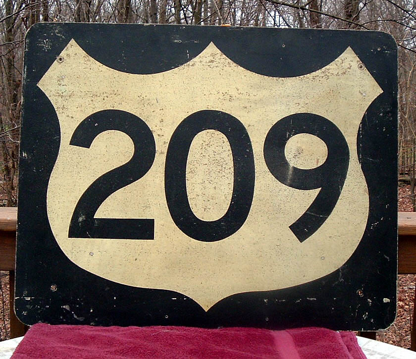 1970s highway marker.