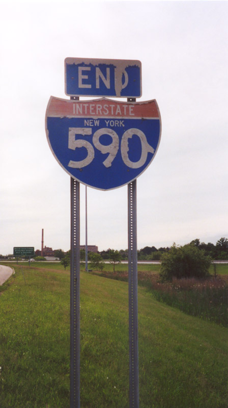 Southbound end shield (since been replaced).
