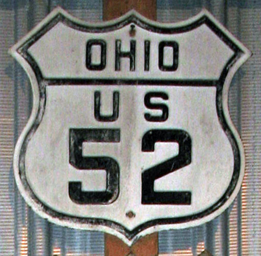 1920s highway marker.