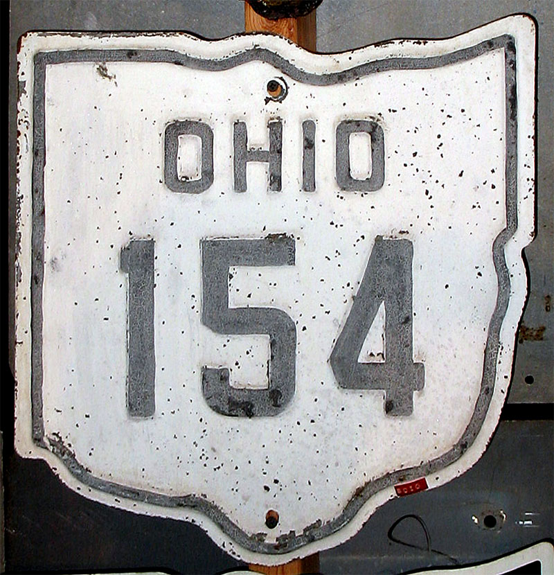 1920s highway marker.