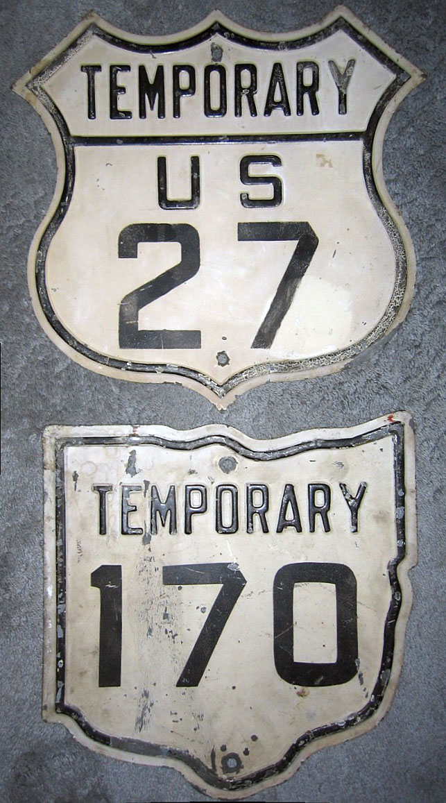 1930s highway marker.