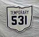1930s highway marker.