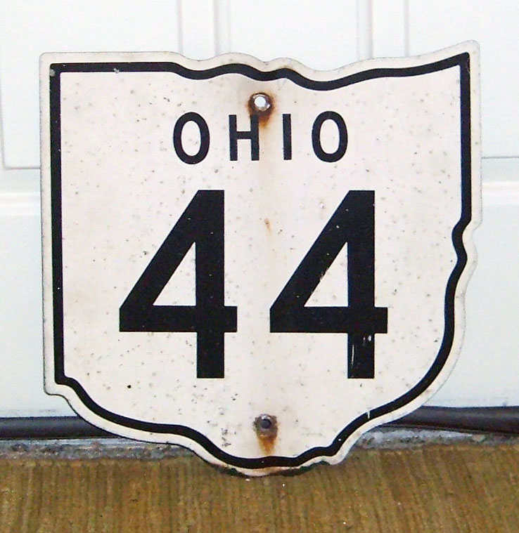 1940s highway marker.