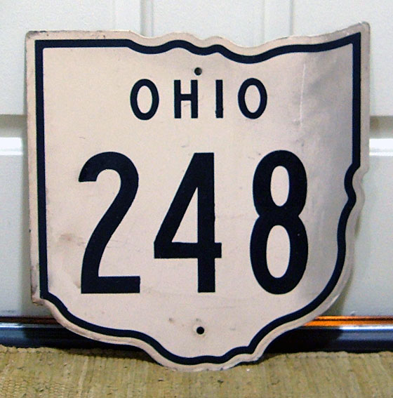 1940s highway marker.