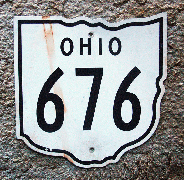 1940s highway marker.