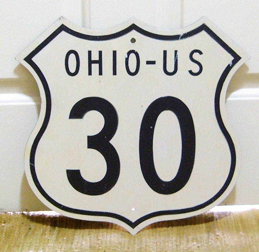 1950s highway marker.