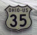 1950s highway marker.
