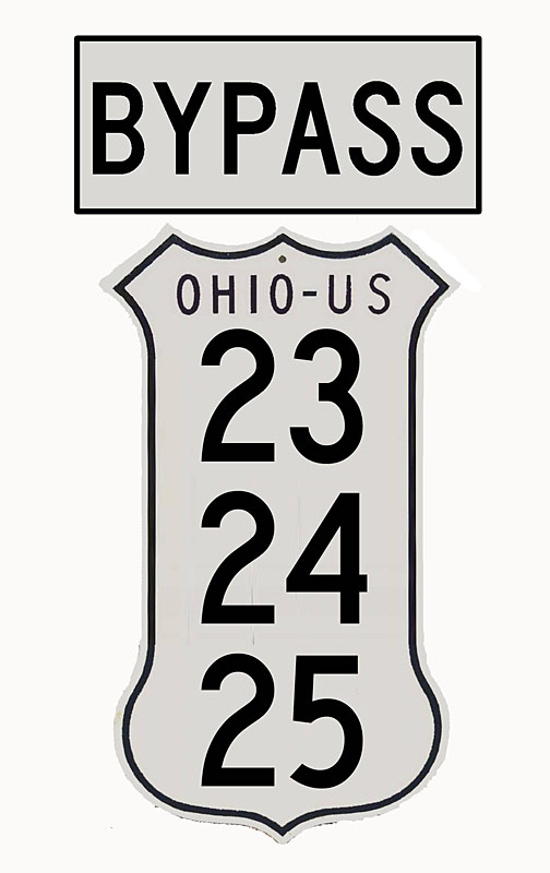 This unique shield existed in the Toledo area in the late 1950s and early 1960s. Mockup courtesy of Jim Lindsay.