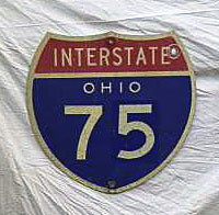 1950s highway marker.