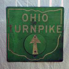 1960s highway marker.