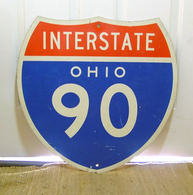 1960s highway marker.