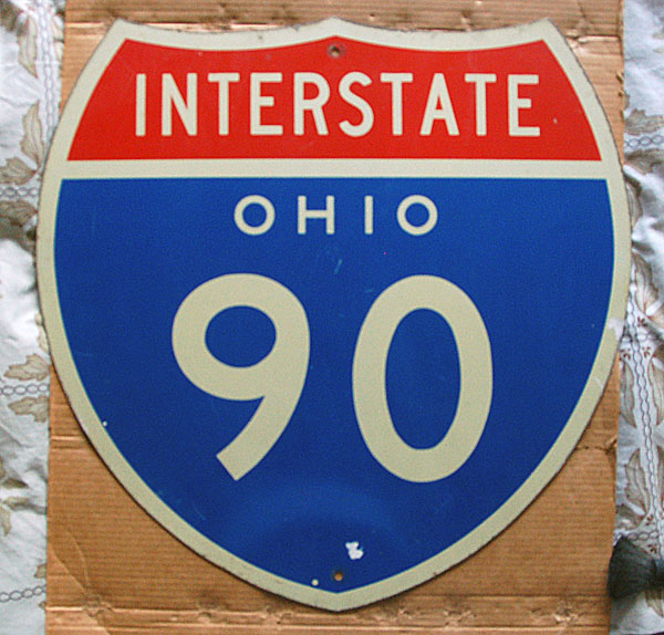1960s highway marker.