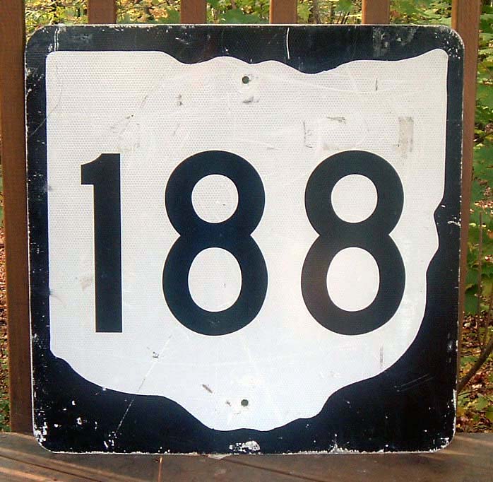 1970s highway marker.