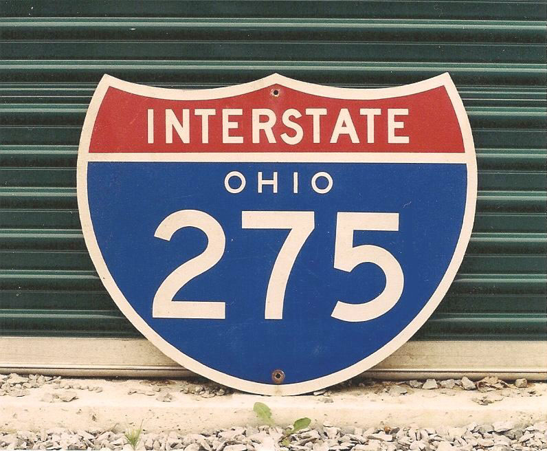 1960s highway marker.