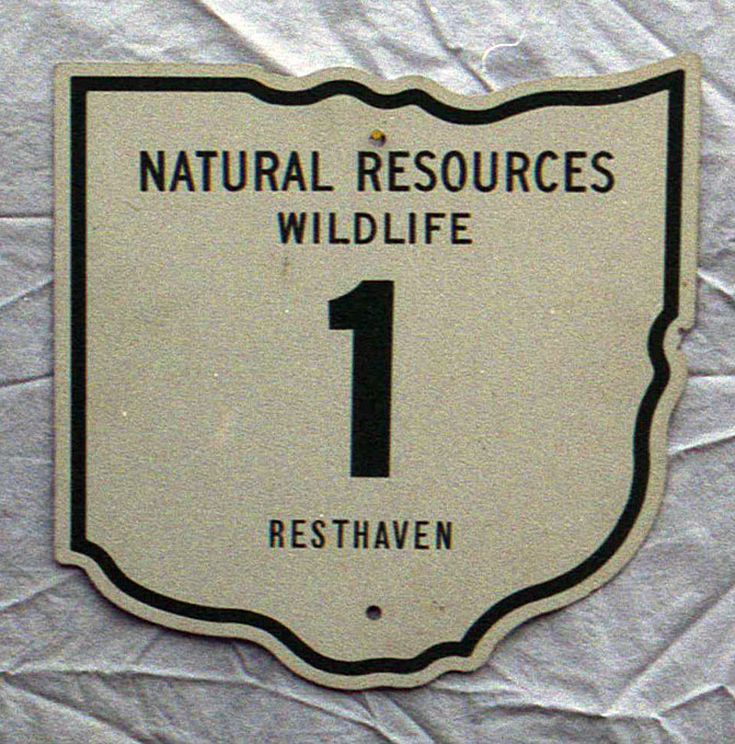 1970s highway marker.