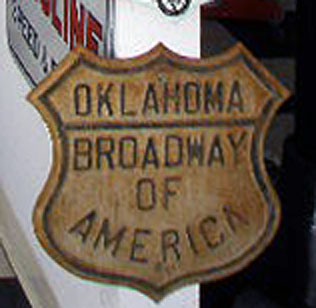 1920s highway marker.