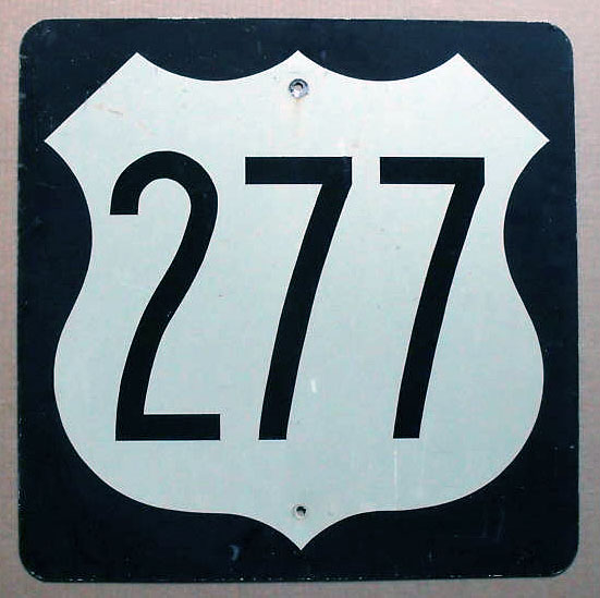1960s highway marker.