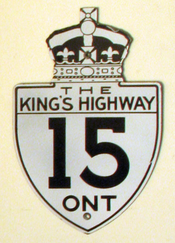 1930s highway marker.