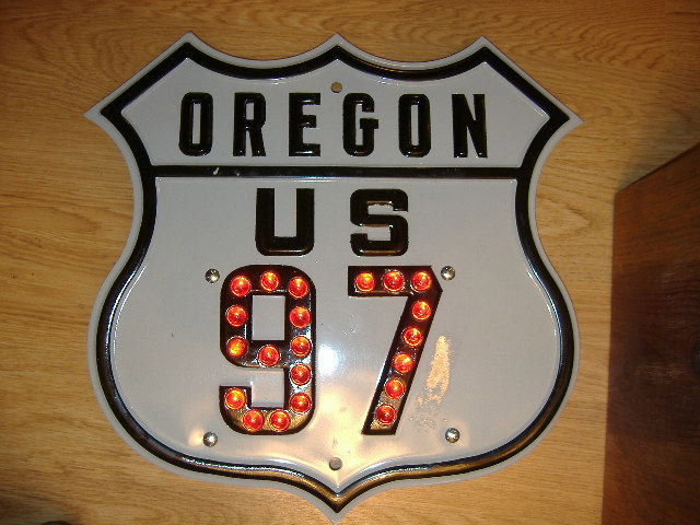 1930s highway marker.