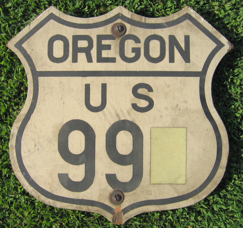 1940s highway marker.