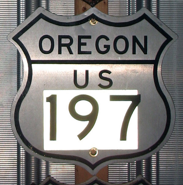 1950s highway marker.