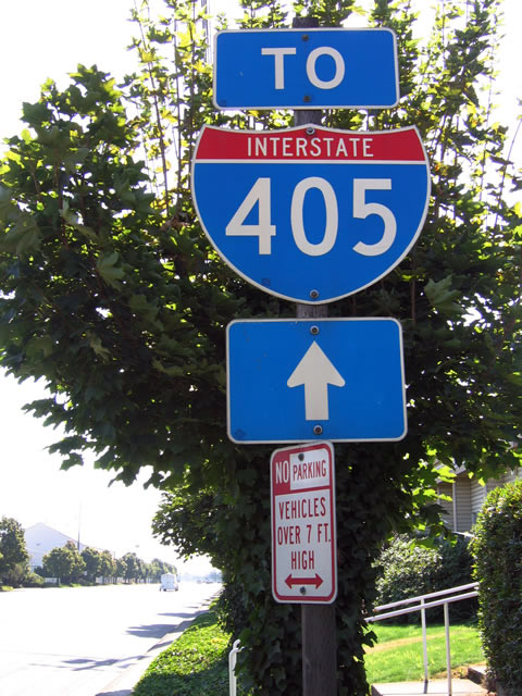 eastbound U.S. 30/N.W. St. Helens Road prior to 35th Avenue in industrial section of Portland.