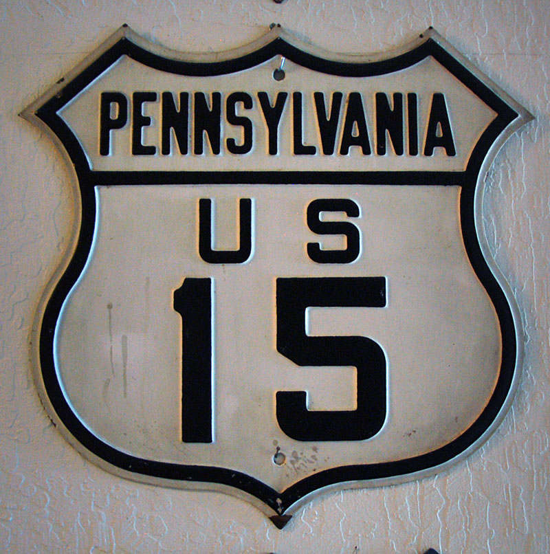 1920s highway marker.