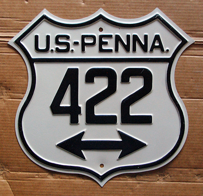 1930s highway marker.
