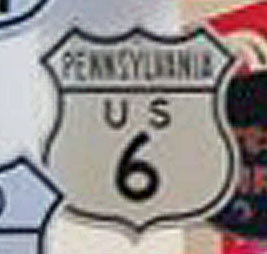 1940s highway marker.