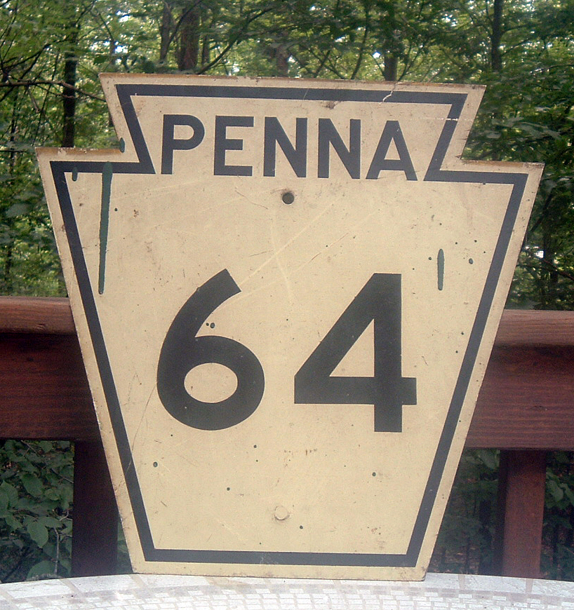1940s highway marker.