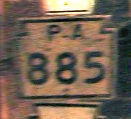 1950s highway marker.